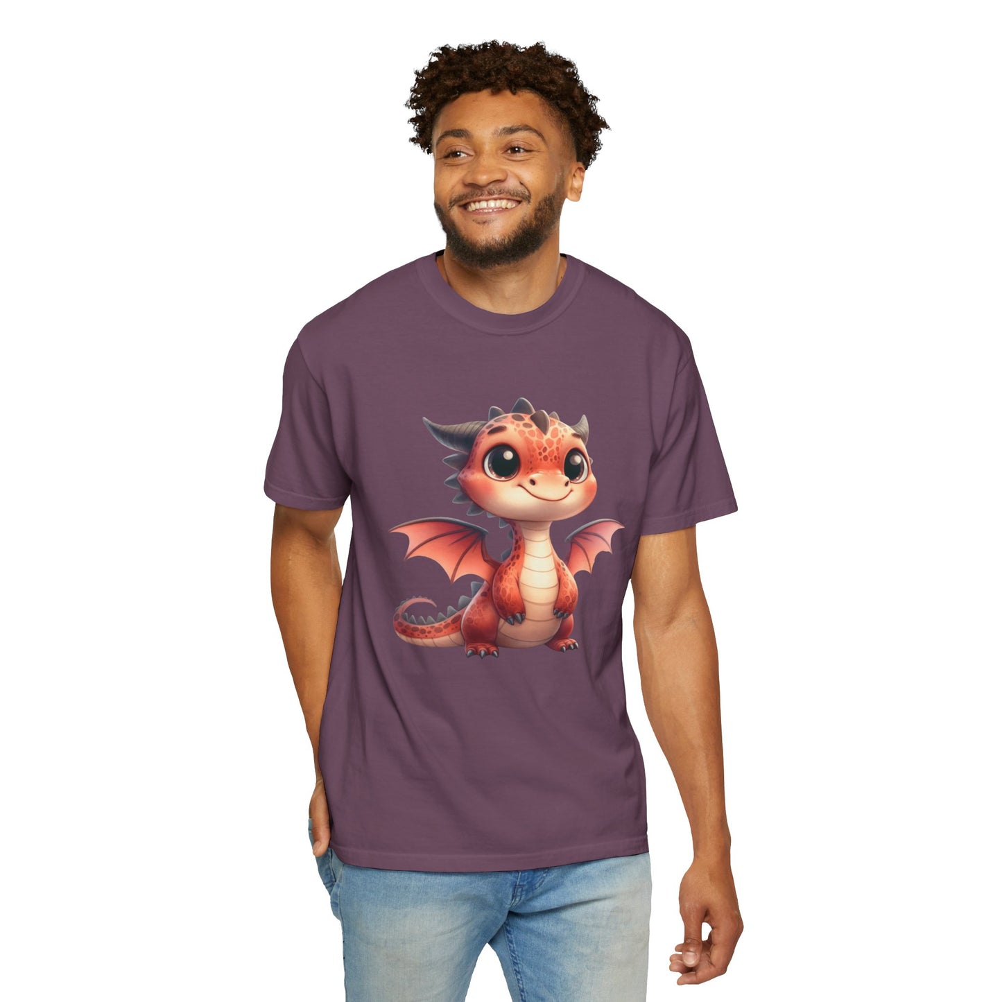 Adorable Dragon Whelp Tee - Soft Cotton T-Shirt with Fantasy Creature tee