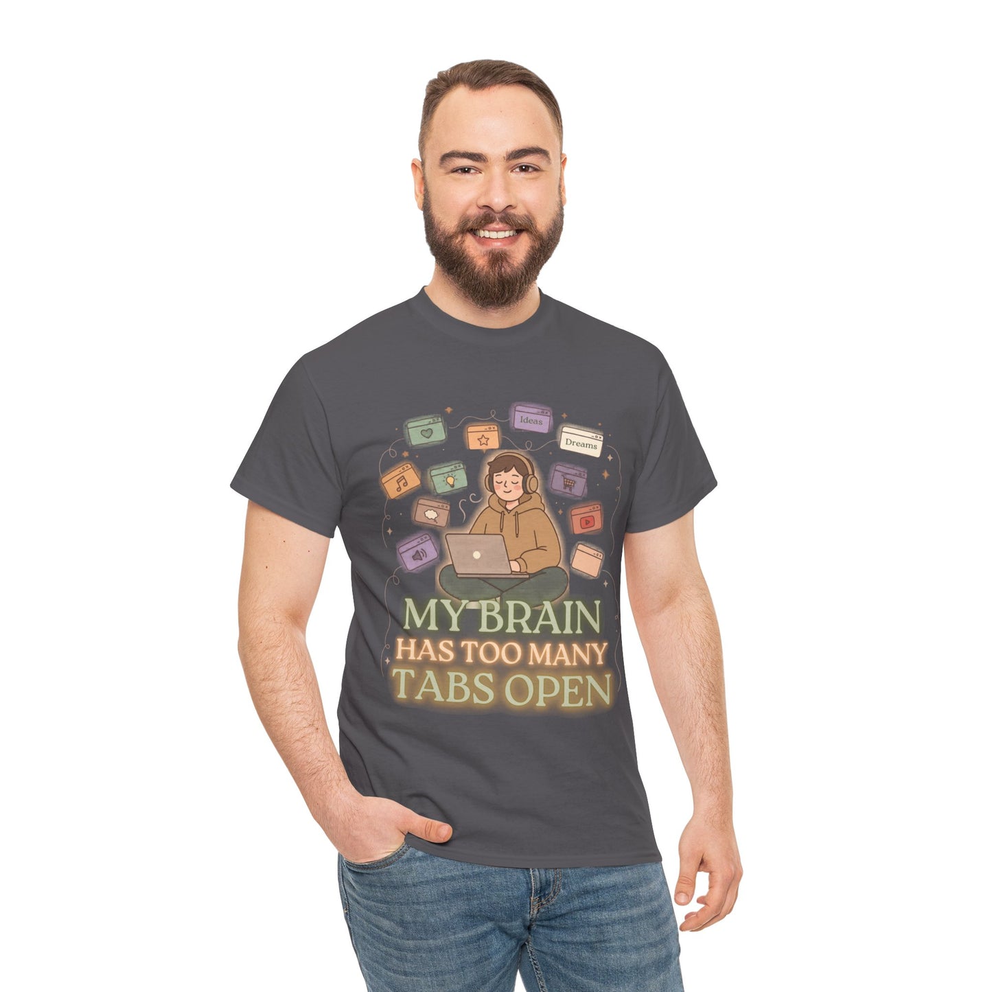 ADHD Night Mode | Neon "2AM Hyperfixation" Aesthetic Tee