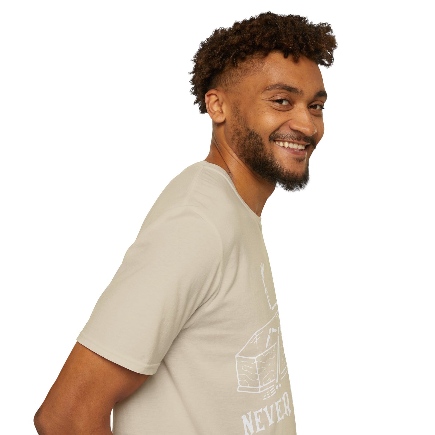 Never Better Skeleton Coffin T‑Shirt – Dark Humor Goth Tee for the Delightfully Dead Inside