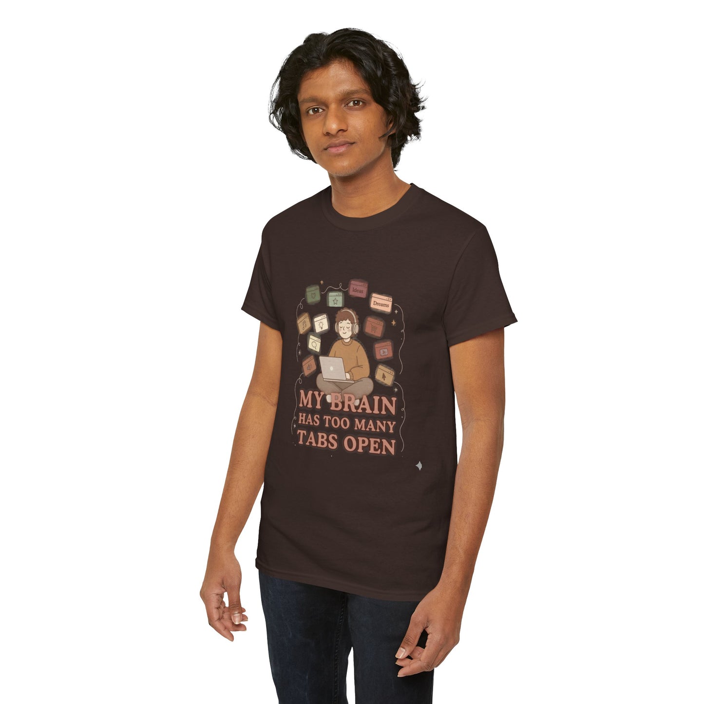 The "Cozy Mind" Earth Tone ADHD Graphic Tee