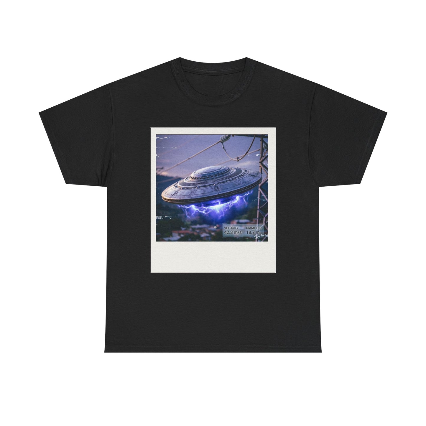 UFO Evidence T-Shirt | Retro Polaroid Alien Sighting Photo