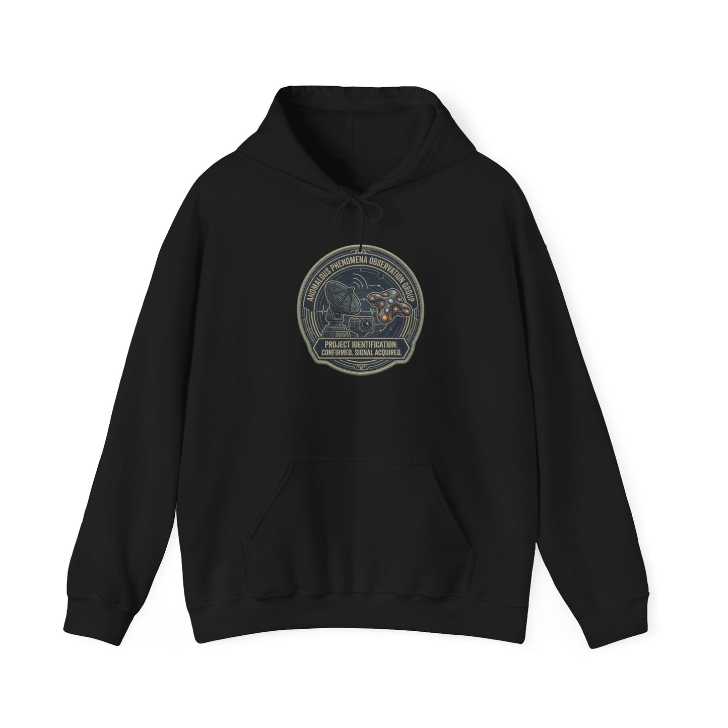 Project Tracking Array: Classified UAP Schematic Heavyweight Hoodie