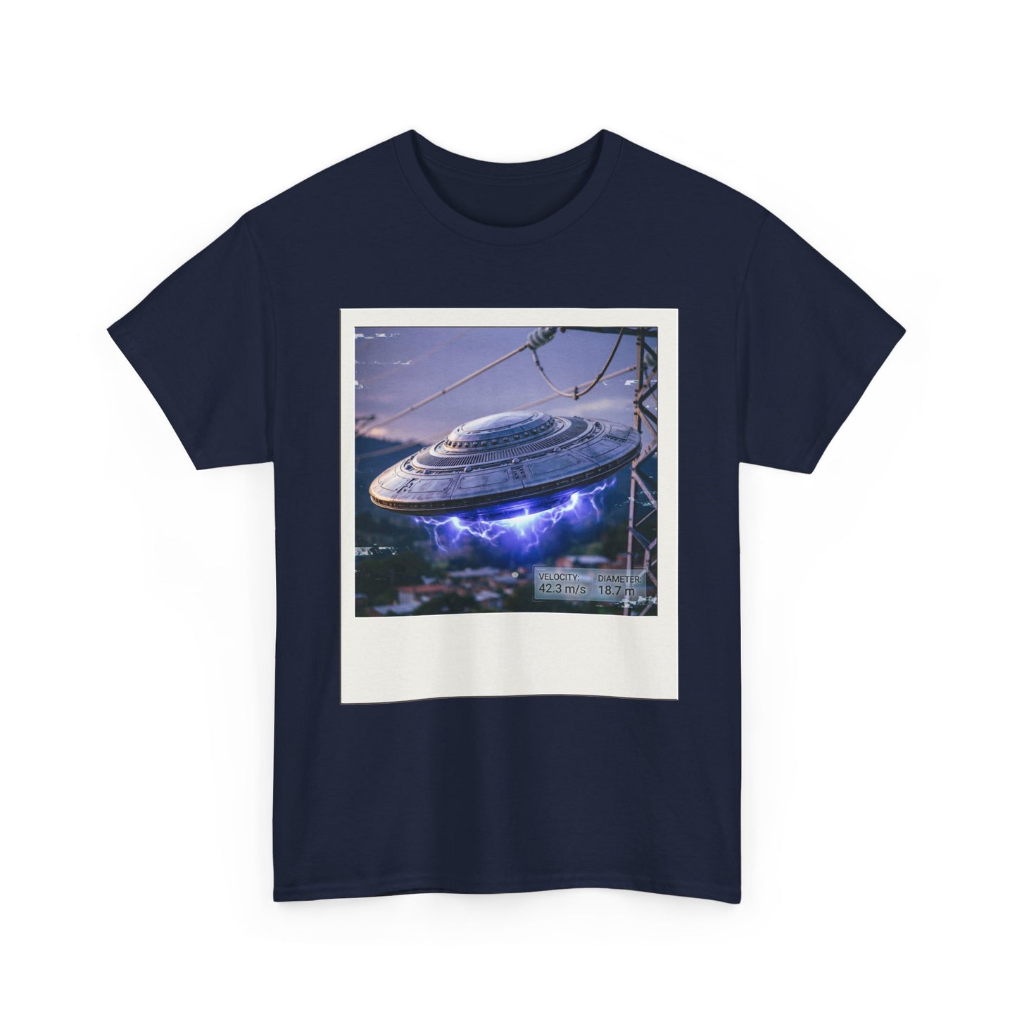 UFO Evidence T-Shirt | Retro Polaroid Alien Sighting Photo