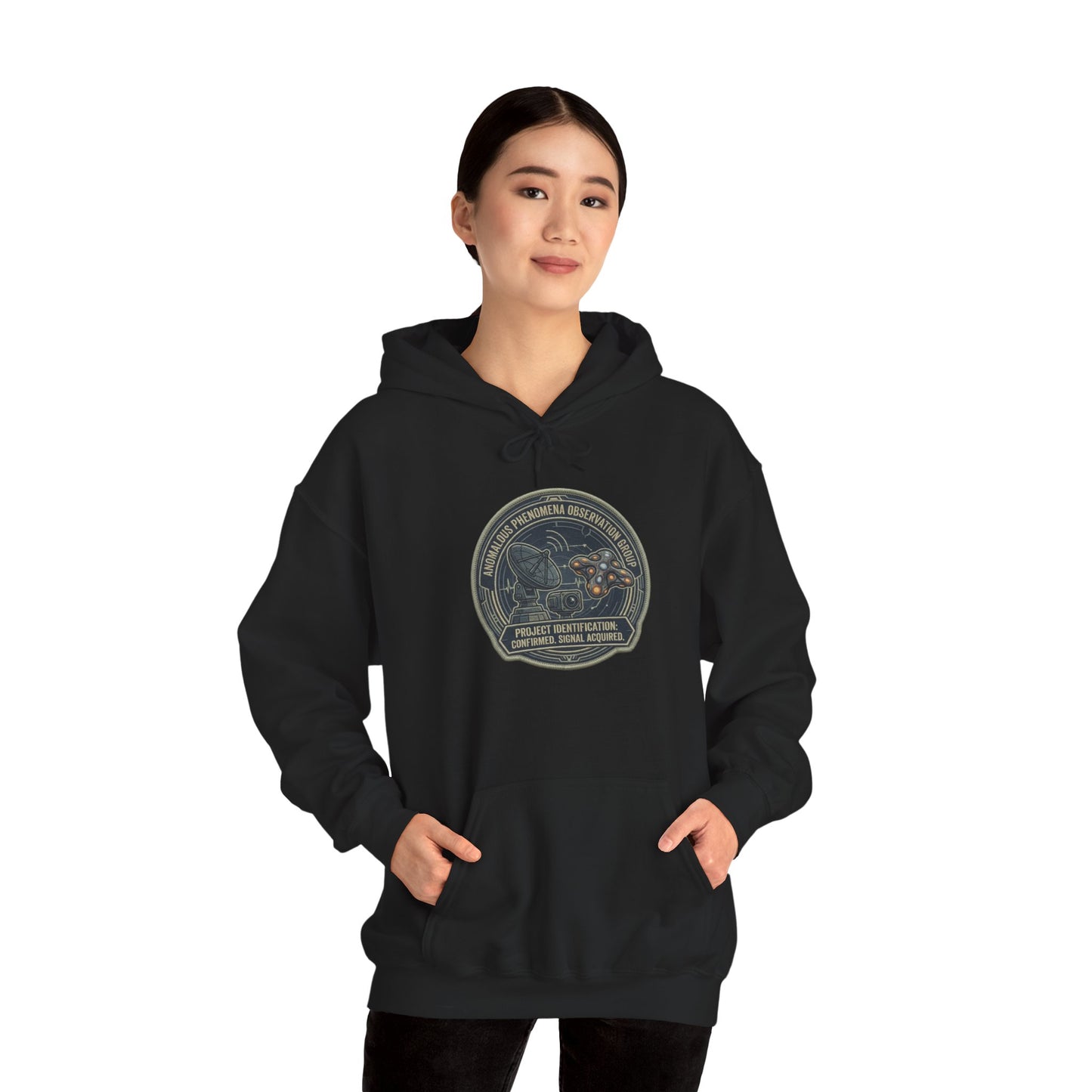 Project Tracking Array: Classified UAP Schematic Heavyweight Hoodie