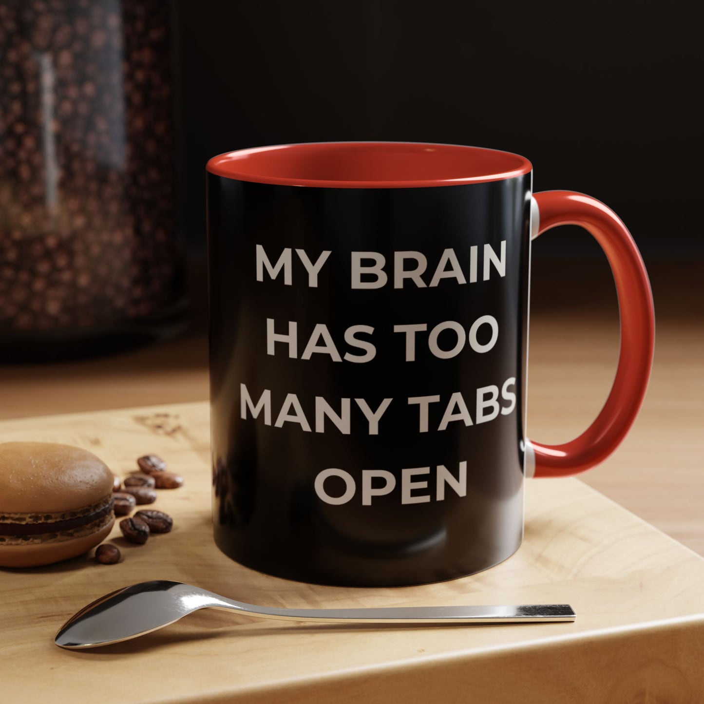 My Brain Has Too Many Tabs Open Mug | Funny ADHD Gift | Lofi Office Coffee Cup (11oz)