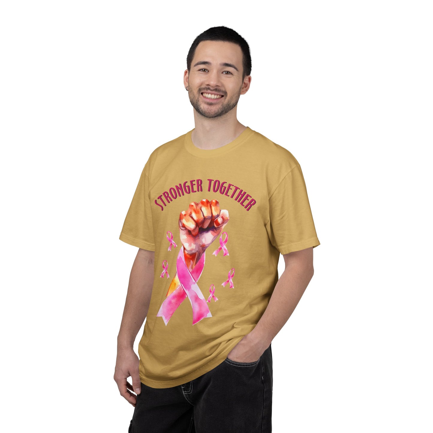 Empower Unity: Breast Cancer "Stronger Together" Comfort Colors Tee