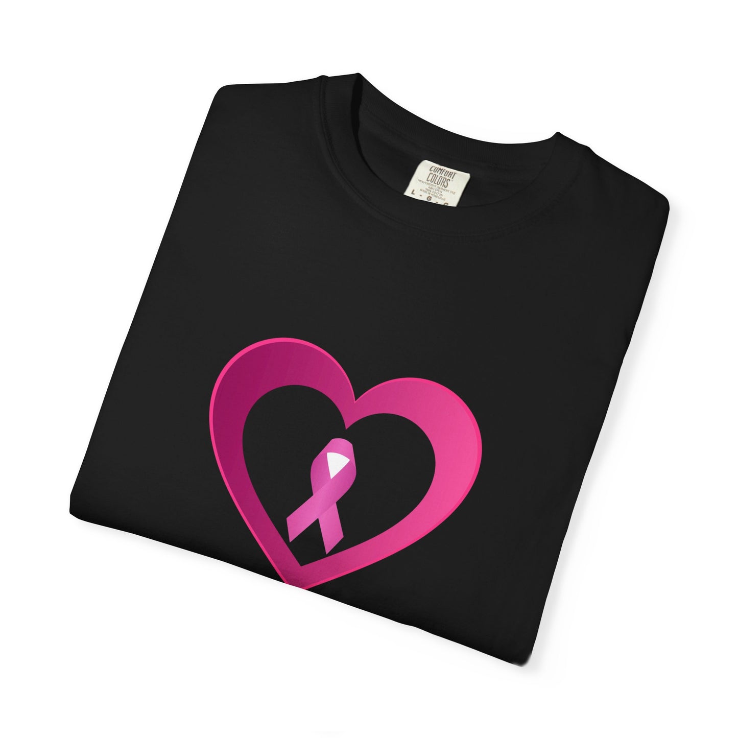 Breast Cancer Awareness heart & ribbon