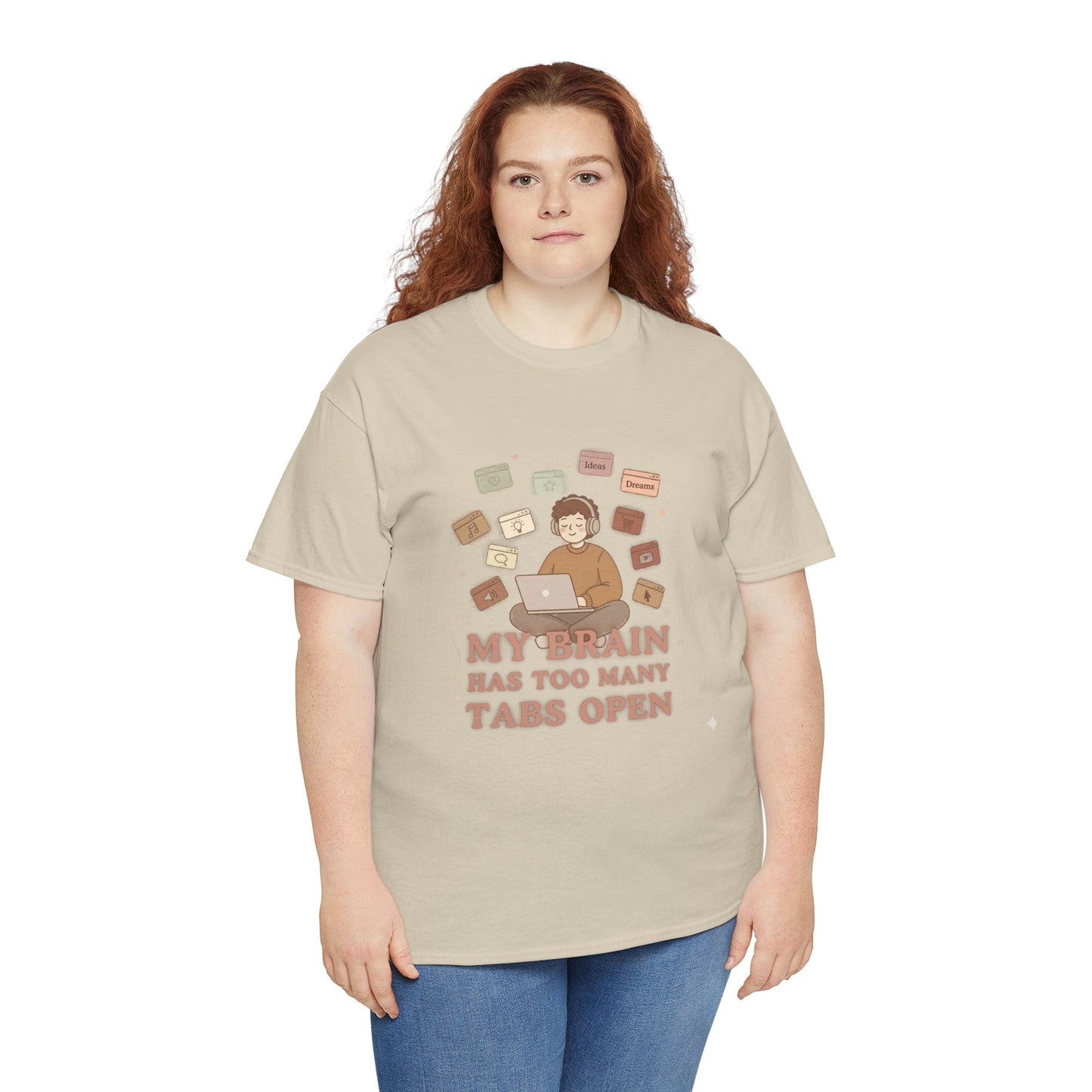 The "Cozy Mind" Earth Tone ADHD Graphic Tee