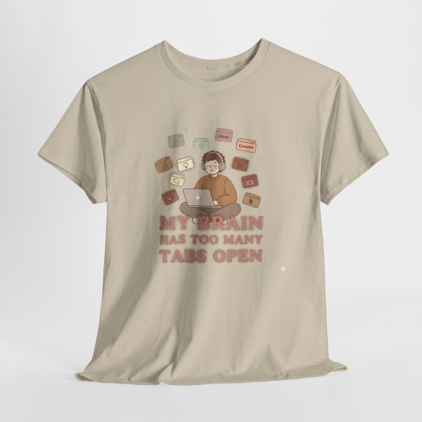 The "Cozy Mind" Earth Tone ADHD Graphic Tee