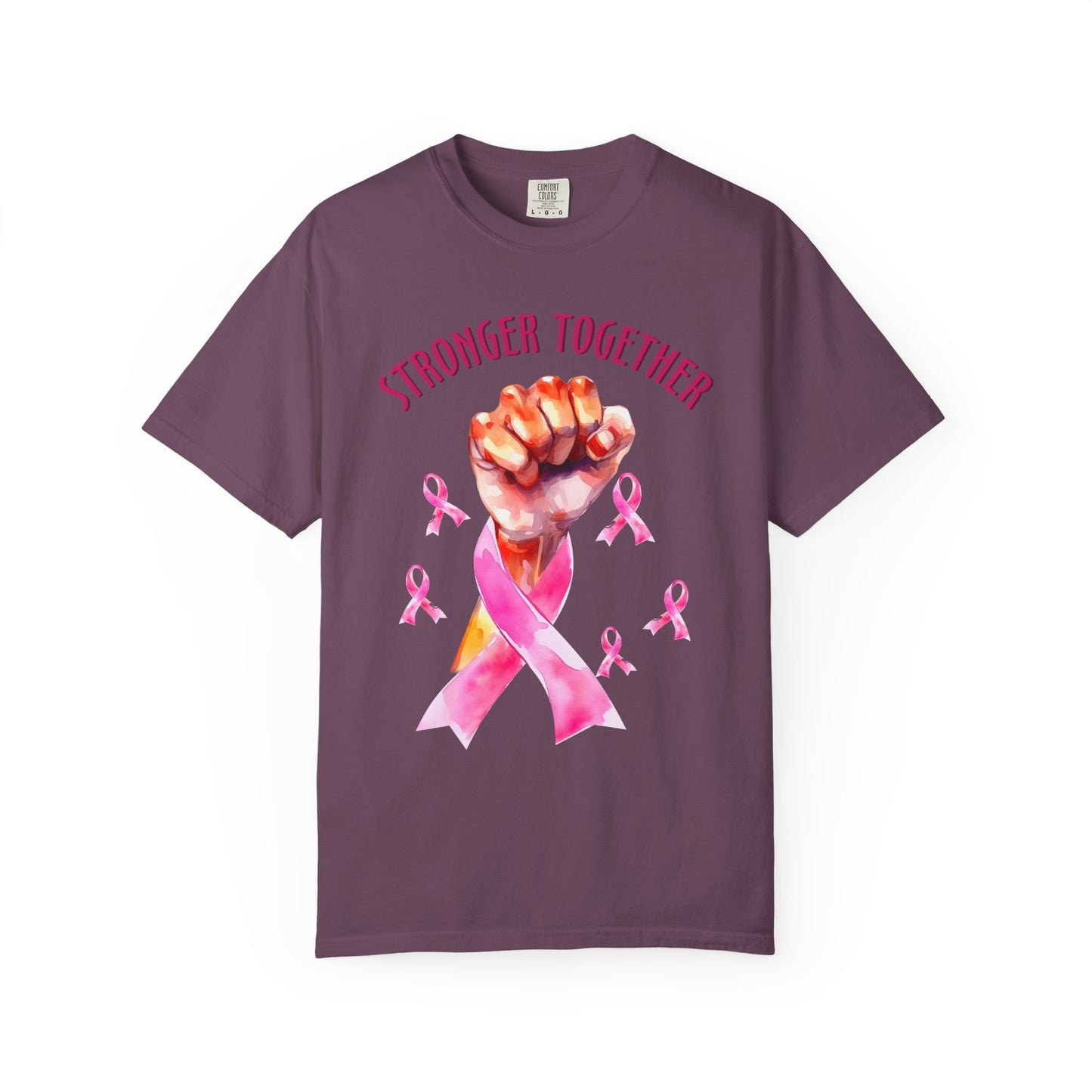 Empower Unity: Breast Cancer "Stronger Together" Comfort Colors Tee