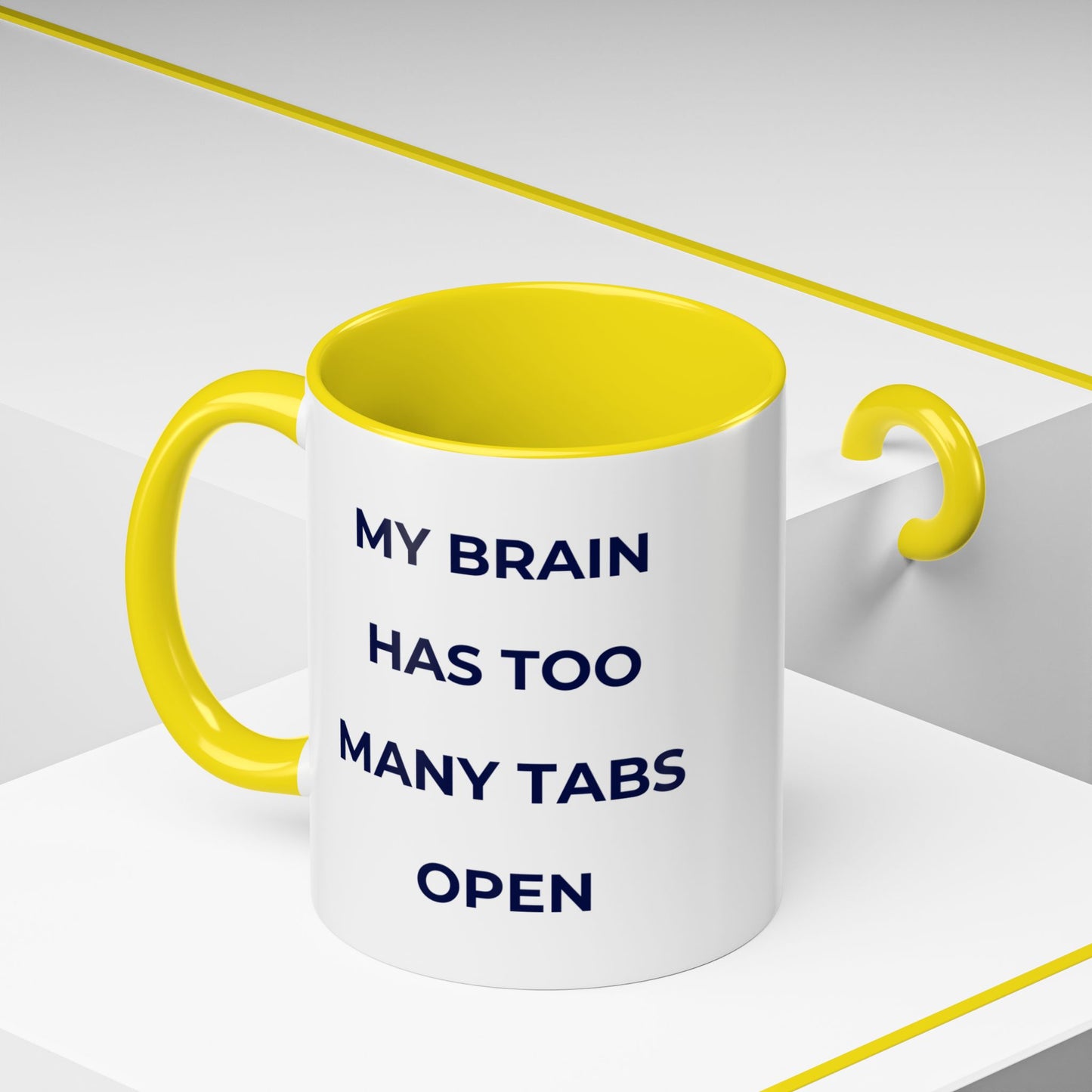 My Brain Has Too Many Tabs Open Mug | Funny ADHD Gift | Lofi Office Coffee Cup (11oz)