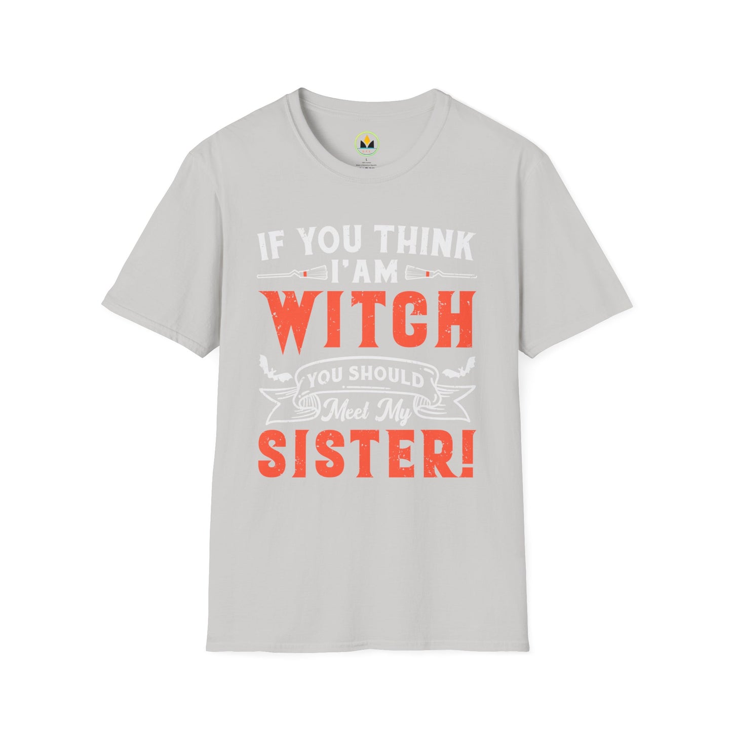 Humorous Witch Sister Halloween Unique Spooky Season Softstyle T-Shirt