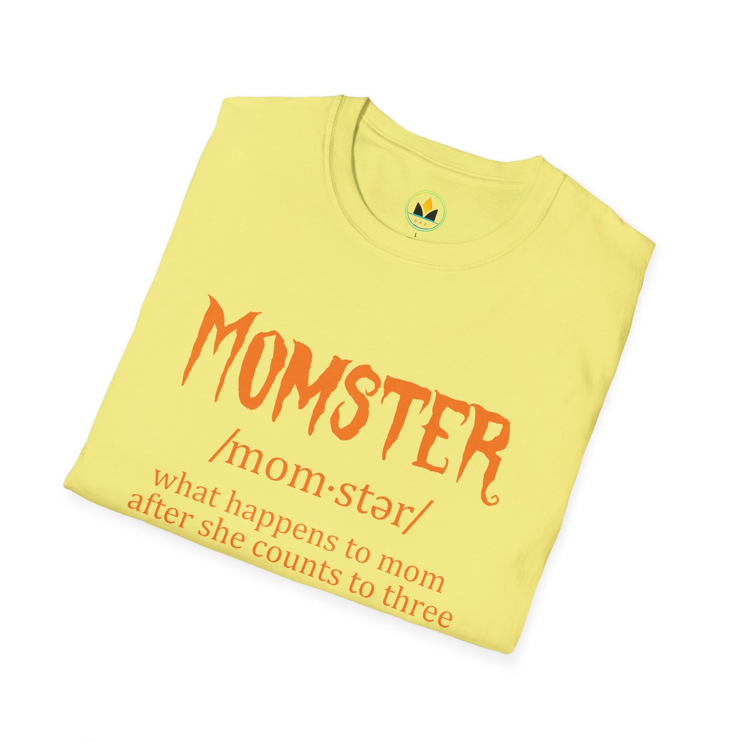 Halloween ‘Momster’ Tee - Fun Parenting Humor Softstyle T-Shirt