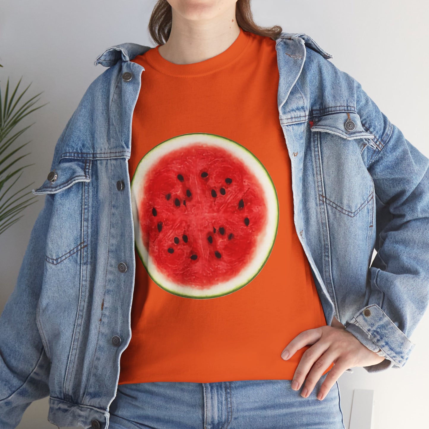 Watermelon Slice Graphic T-Shirt | Funny "One in a Melon" Tee | Easy Lazy Halloween Costume | Unisex Summer Top