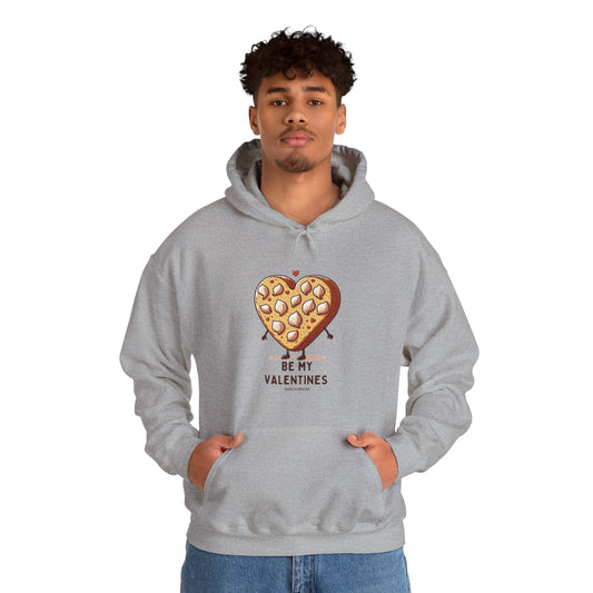 Love at First Bite: Funny Garlic Bread Heart Valentine's Hoodie
