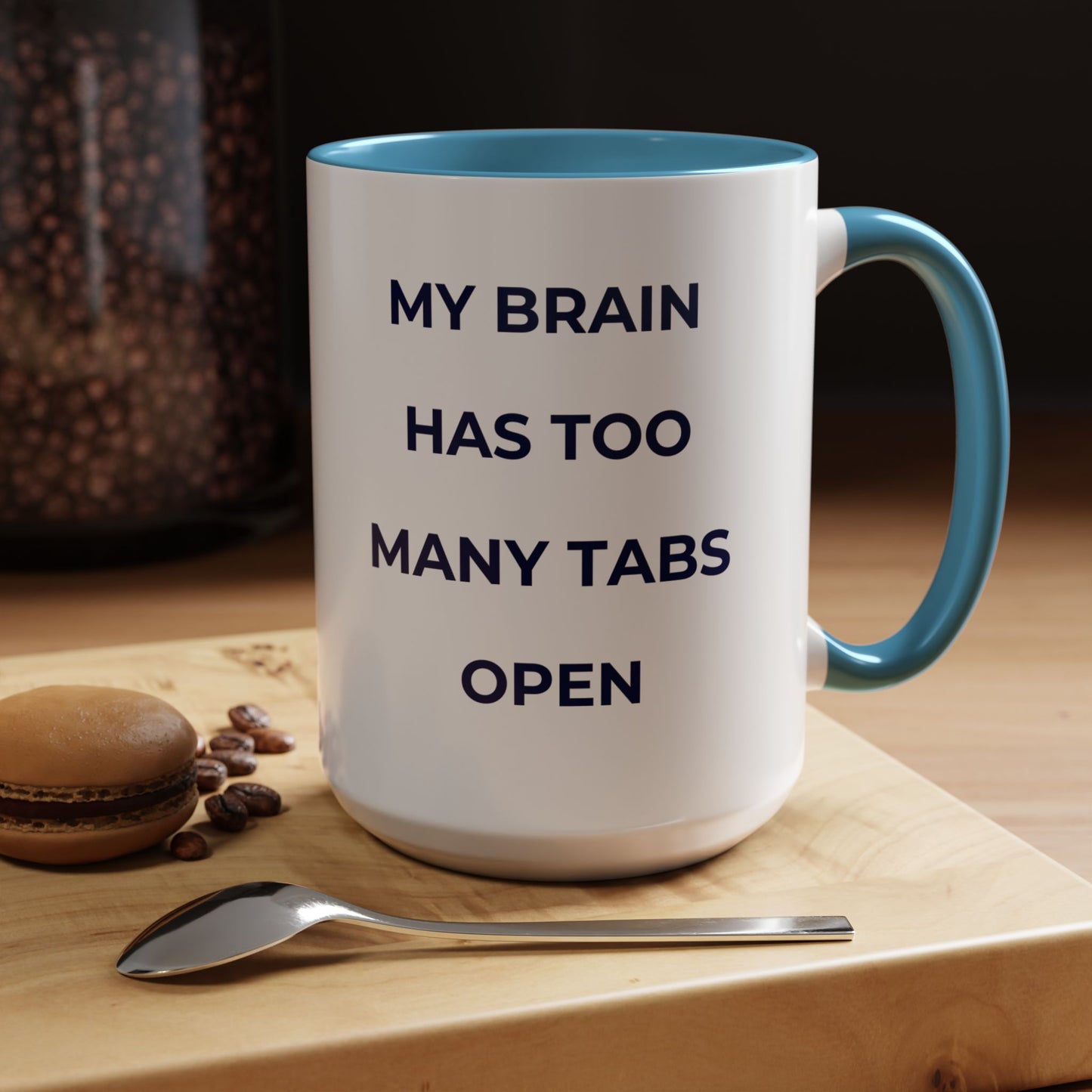 My Brain Has Too Many Tabs Open Mug | Funny ADHD Gift | Lofi Office Coffee Cup (11oz)