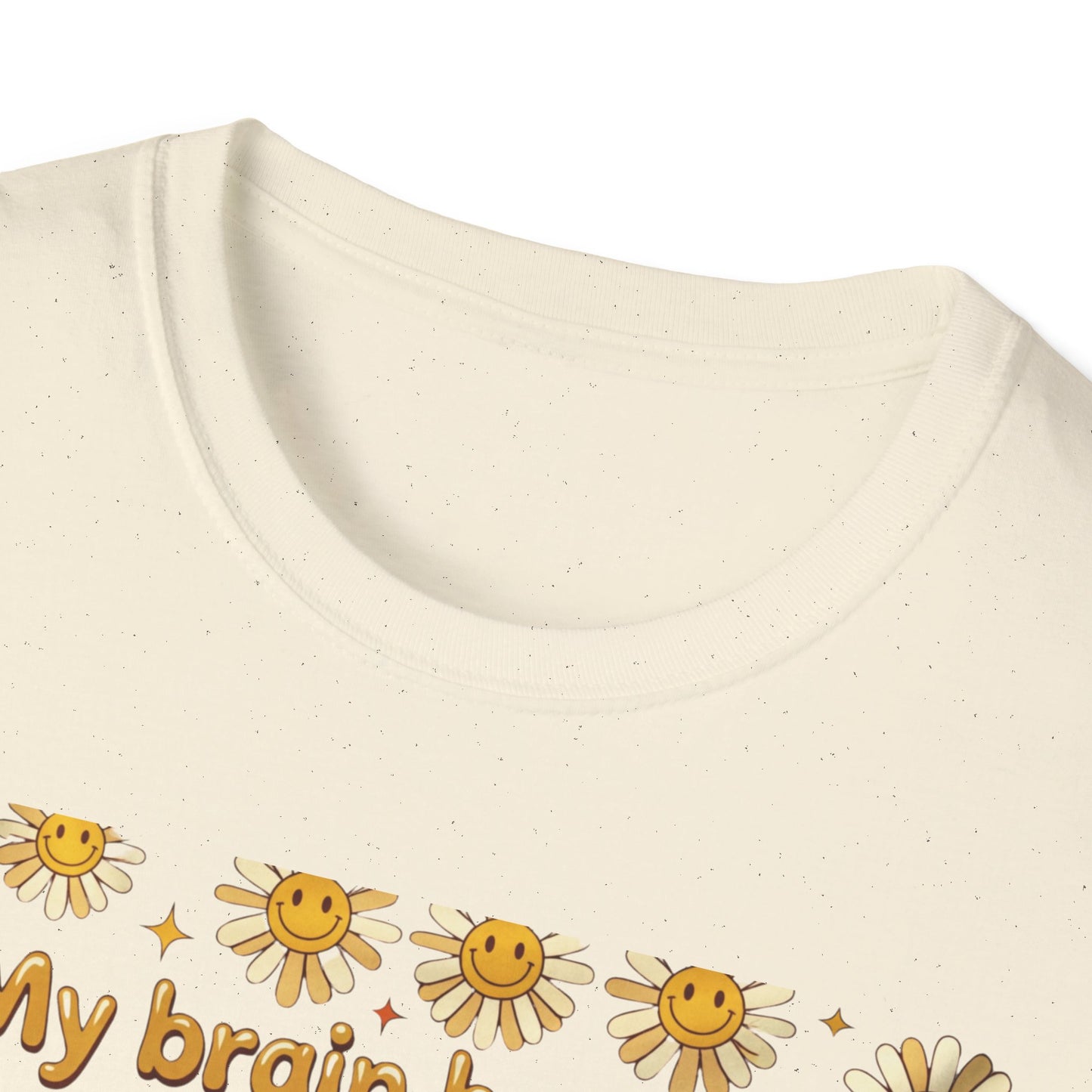 My Brain Has Too Many Tabs Open Shirt • Retro Mental Health Aesthetic Tee • Neurodivergent Daisy Coffee Shirt • Relatable ADHD Lo-Fi Gift