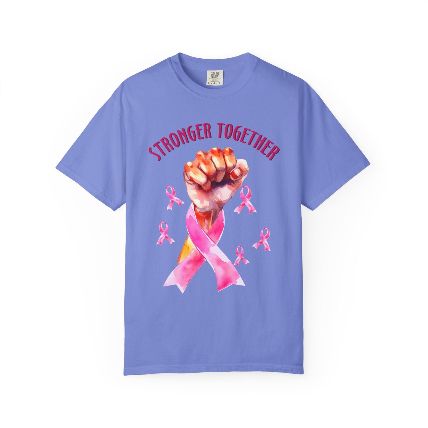 Empower Unity: Breast Cancer "Stronger Together" Comfort Colors Tee