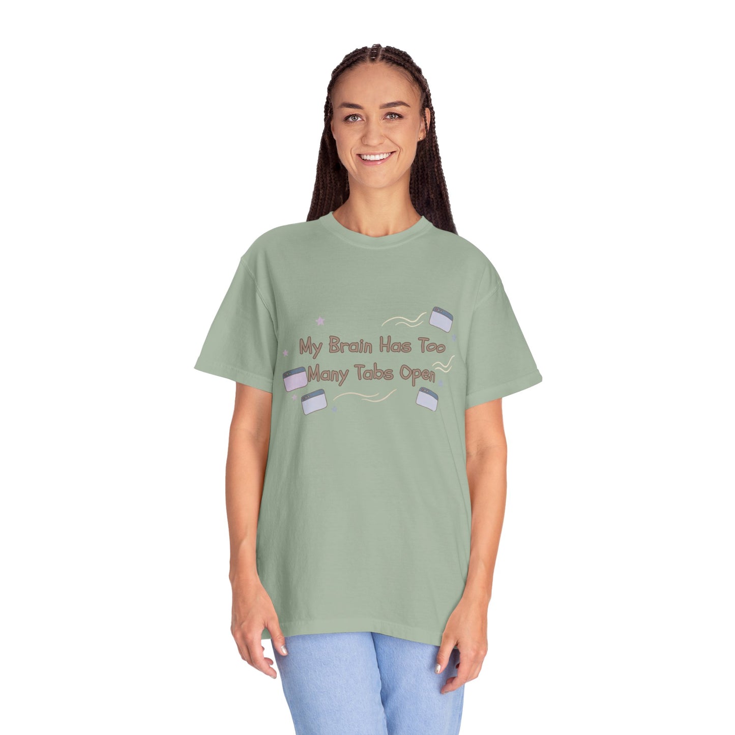 The "ADHD Brain Under Construction" Retro Warning Tee