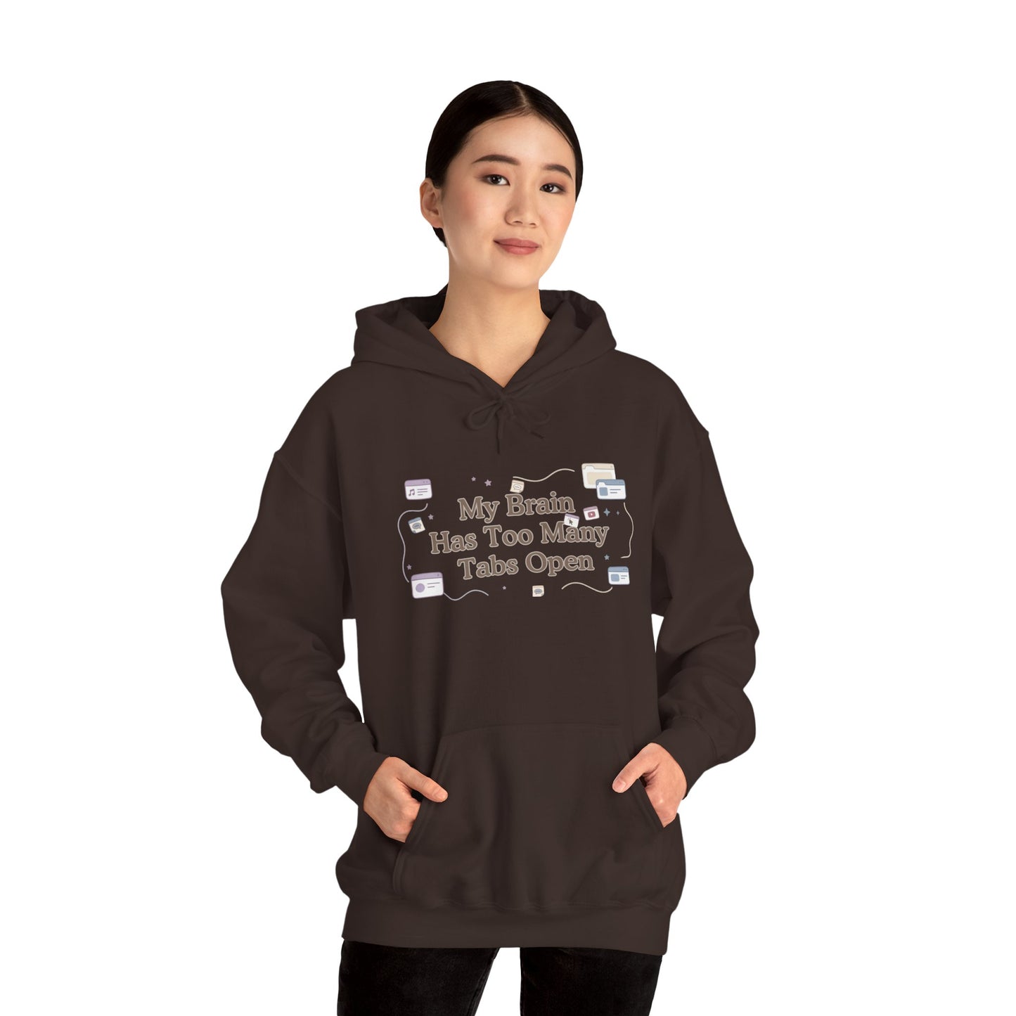 ADHD Minimalist Brain | Oversized Aesthetic Hoodie