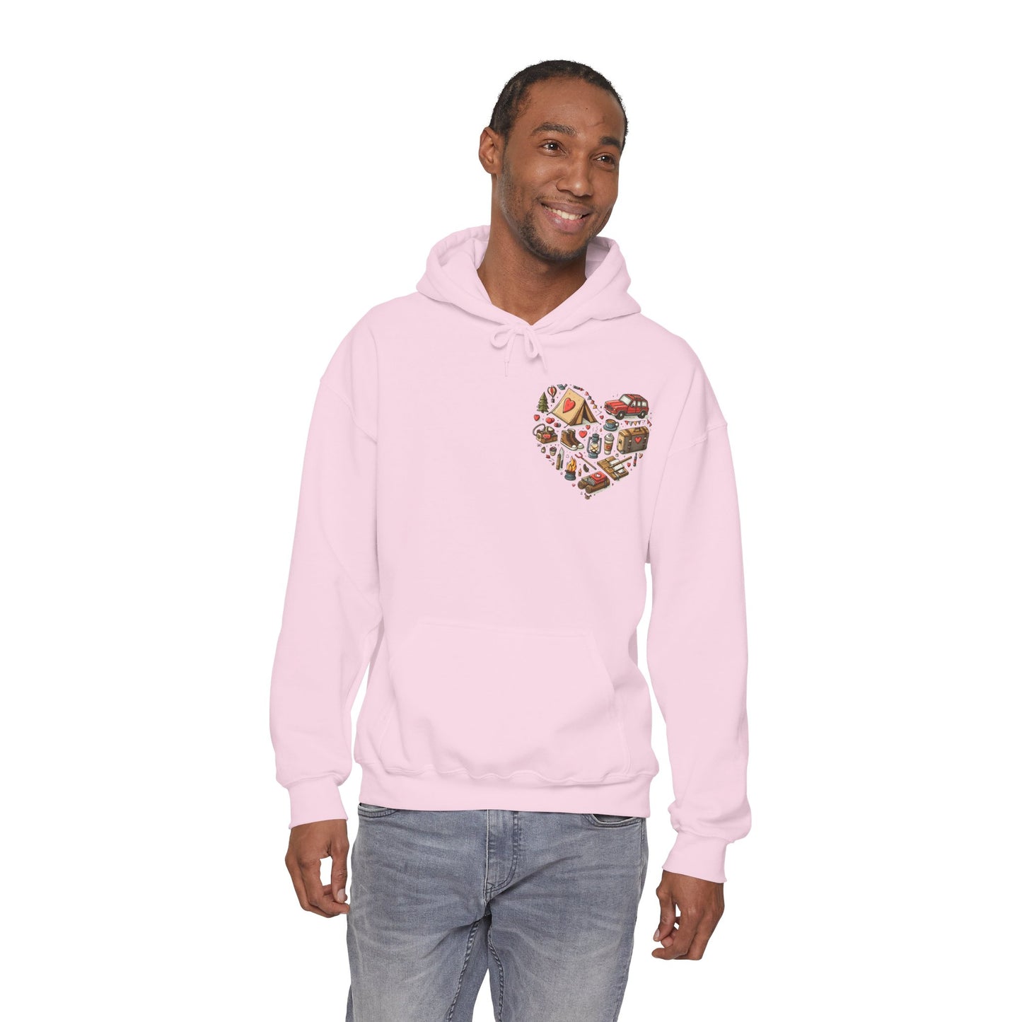 Wild at Heart: Ultimate Outdoor Adventure & Camping Icon Hoodie