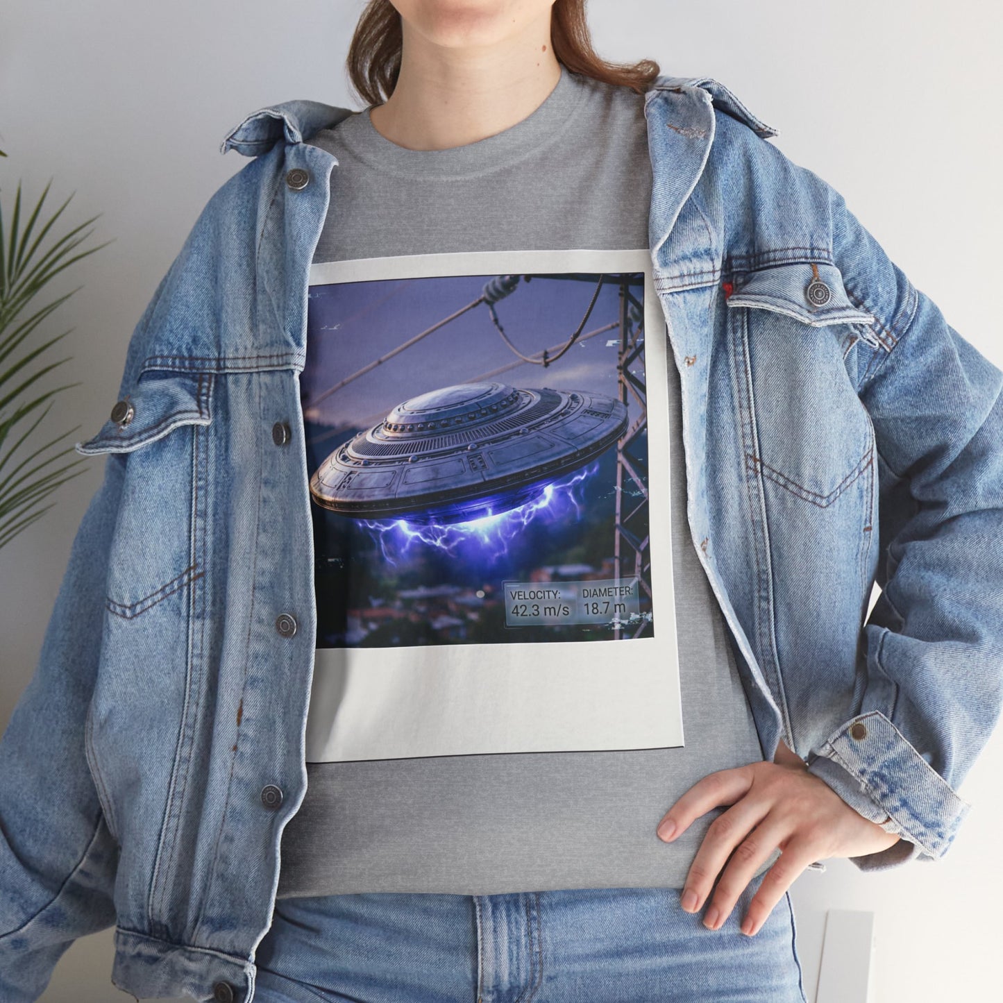 UFO Evidence T-Shirt | Retro Polaroid Alien Sighting Photo