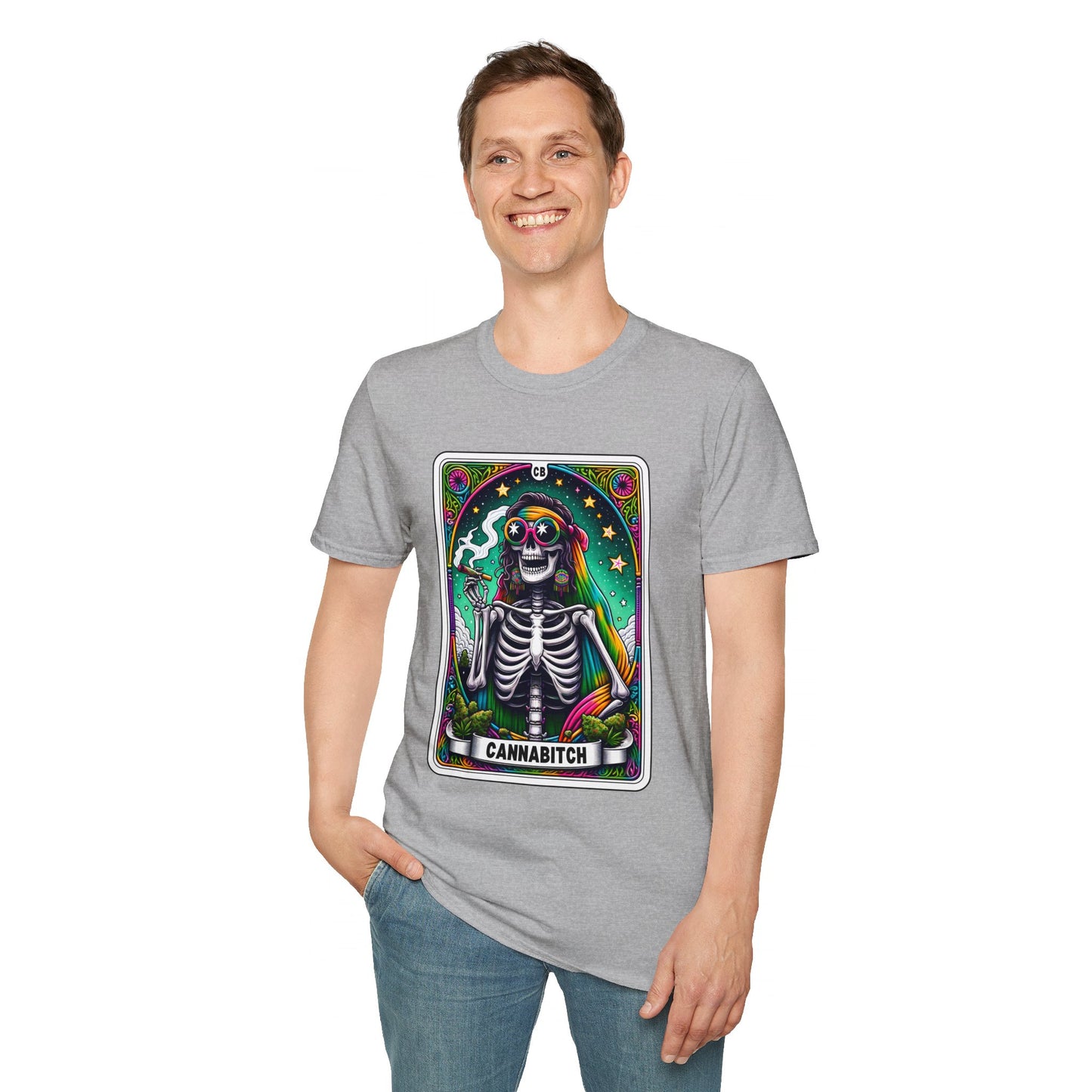 Cannabitch - Unique Spooky Halloween T-Shirt with a Twist