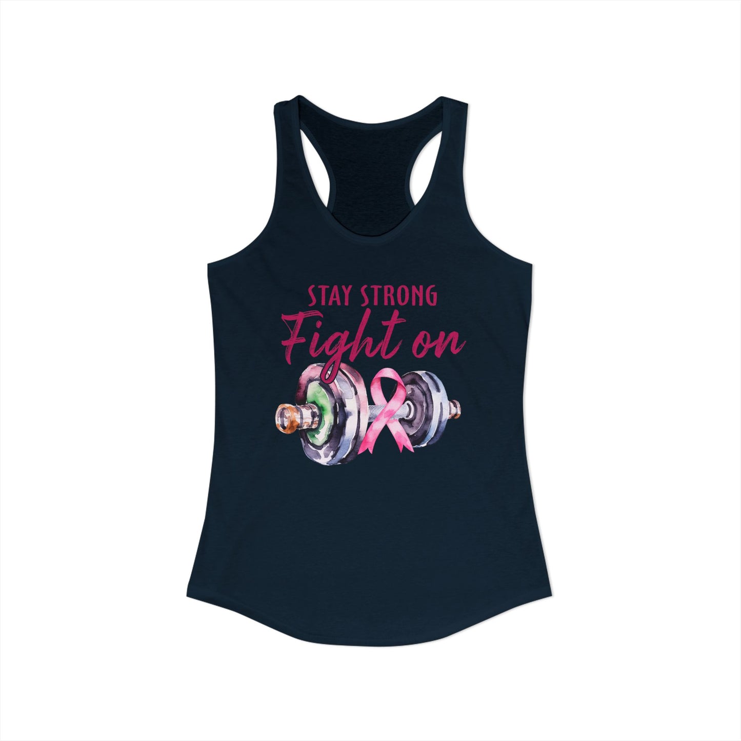 Empowerment Women’s Cancer Awareness Tank Top - Motivational Fitness Apparel
