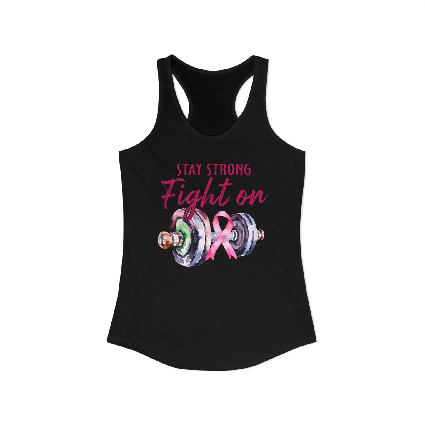 Empowerment Women’s Cancer Awareness Tank Top - Motivational Fitness Apparel
