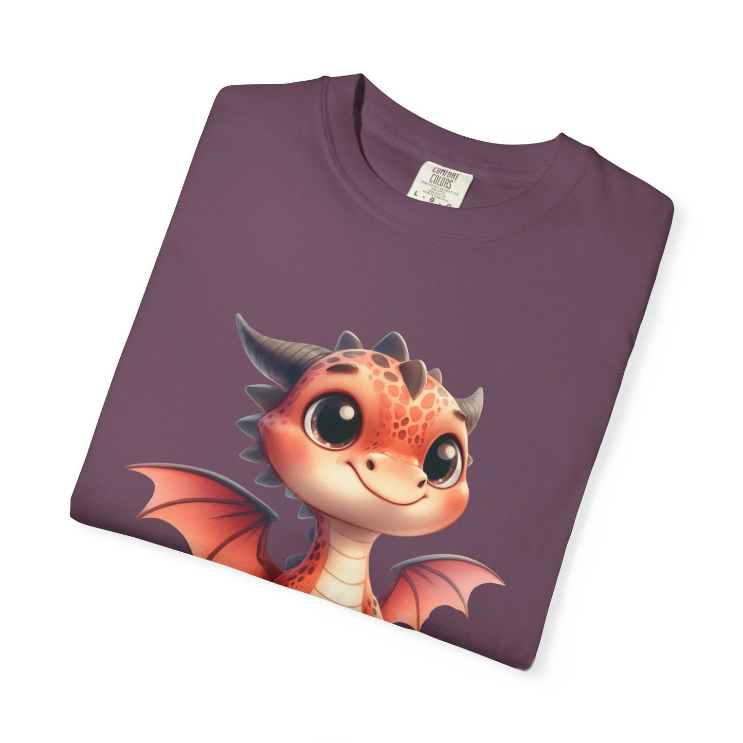 Adorable Dragon Whelp Tee - Soft Cotton T-Shirt with Fantasy Creature tee