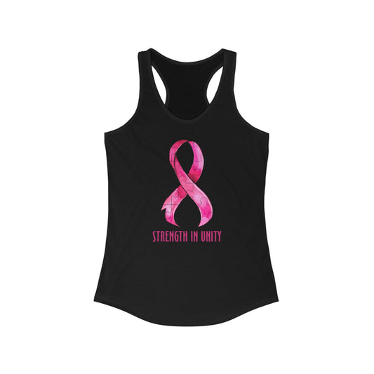 Unite for Wellness - ‘Strength in Unity’ Pink Ribbon Puzzle Tank Top