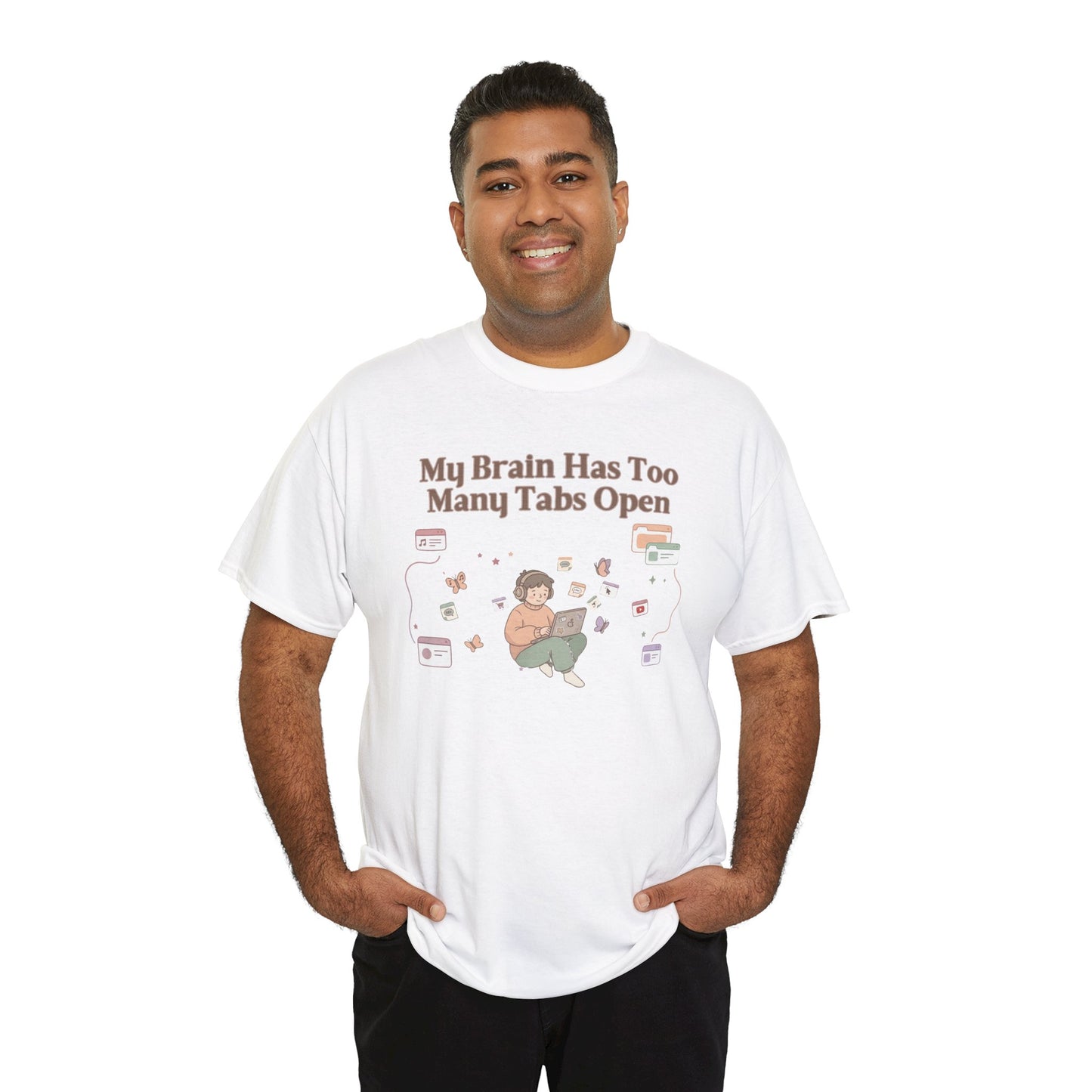 Hyper-Focus Mode: ENGAGED 🎧 The 'Brain Has Too Many Tabs Open' Neurospicy Tee