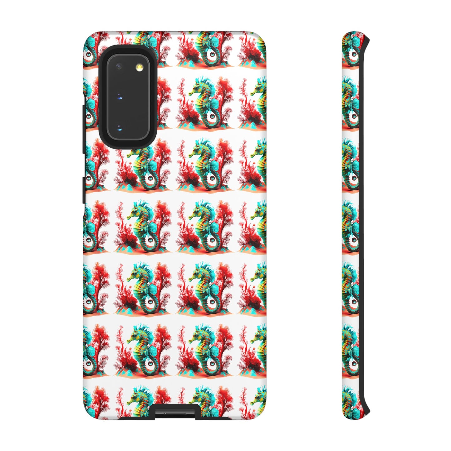 Vibrant Seahorse & Coral Reef - Artistic Mobile Phone hard Case