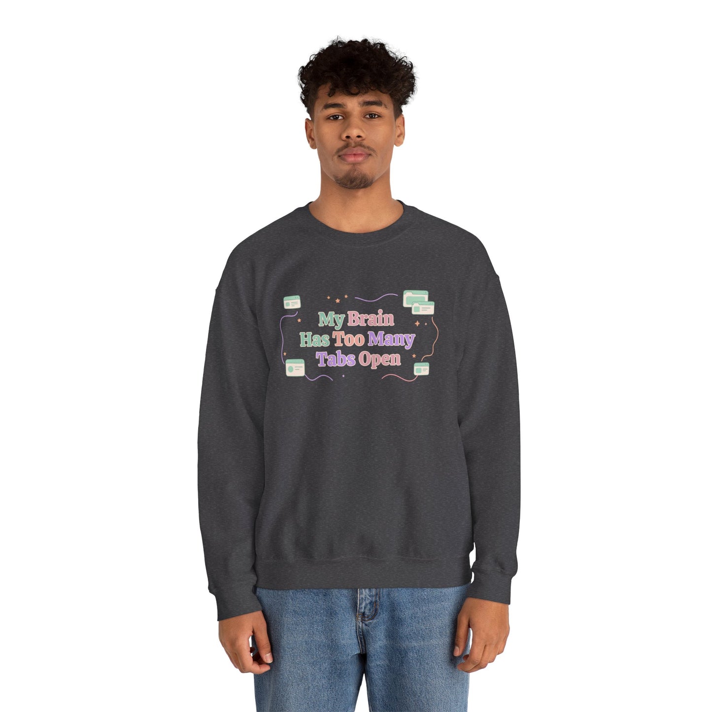 System Status: Hyperfixated | Industrial ADHD Crewneck