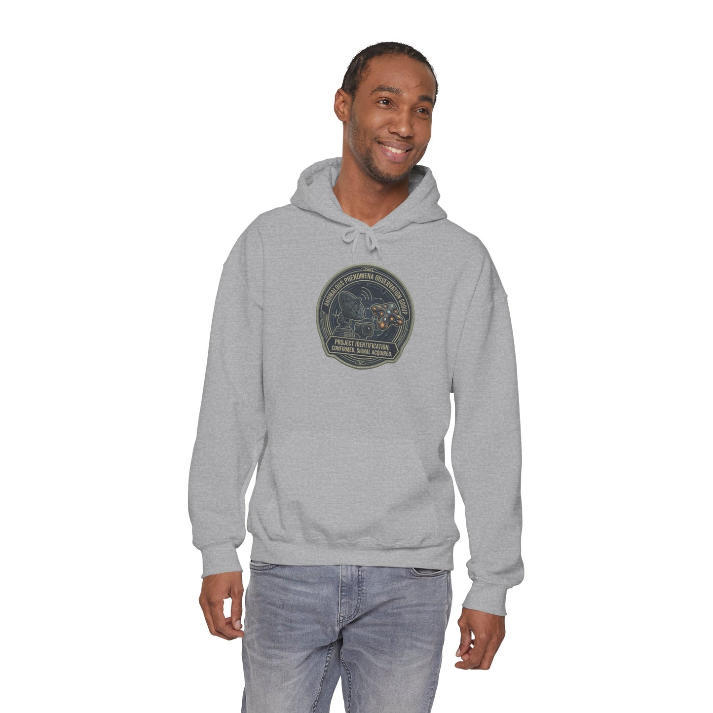 Project Tracking Array: Classified UAP Schematic Heavyweight Hoodie