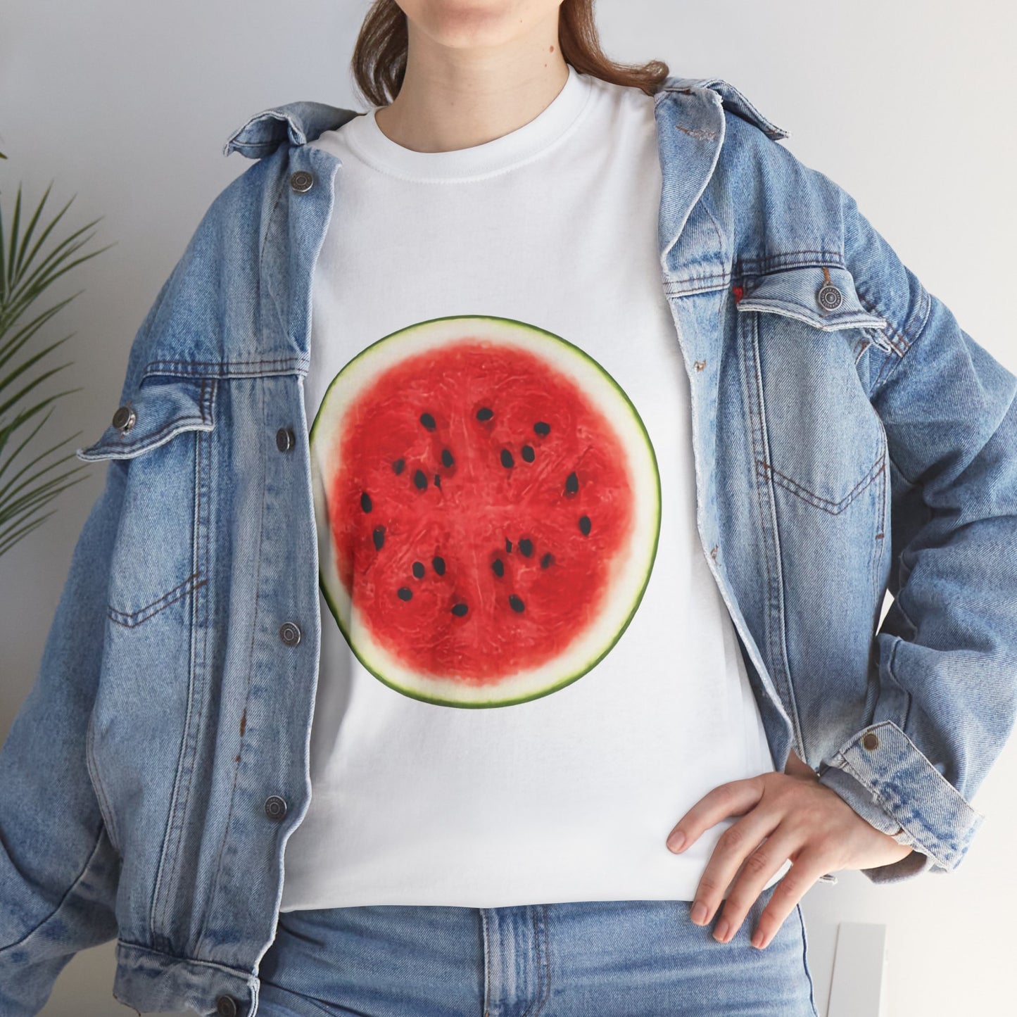 Watermelon Slice Graphic T-Shirt | Funny "One in a Melon" Tee | Easy Lazy Halloween Costume | Unisex Summer Top