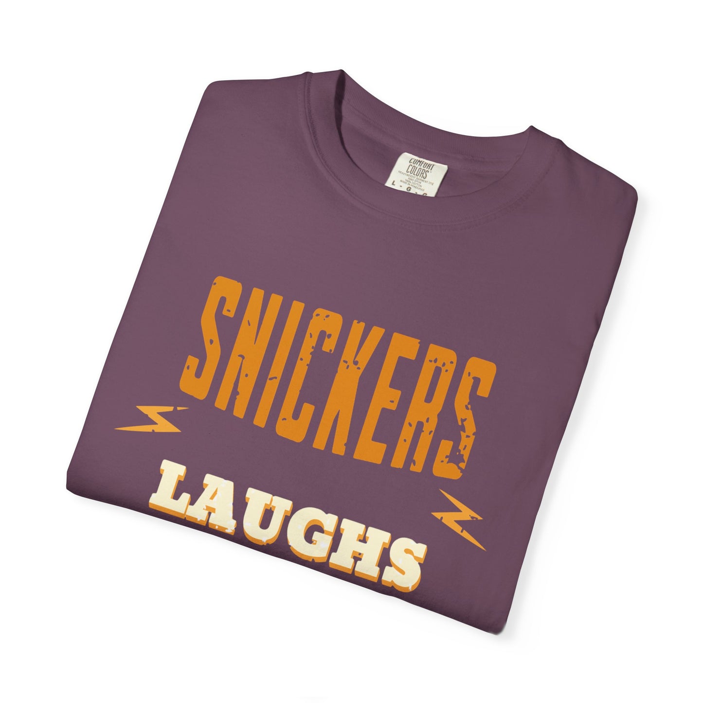 Cheerful 'Laughs at Everything' T-Shirt - coworker/friend Inspired Humorous Fun Shirt