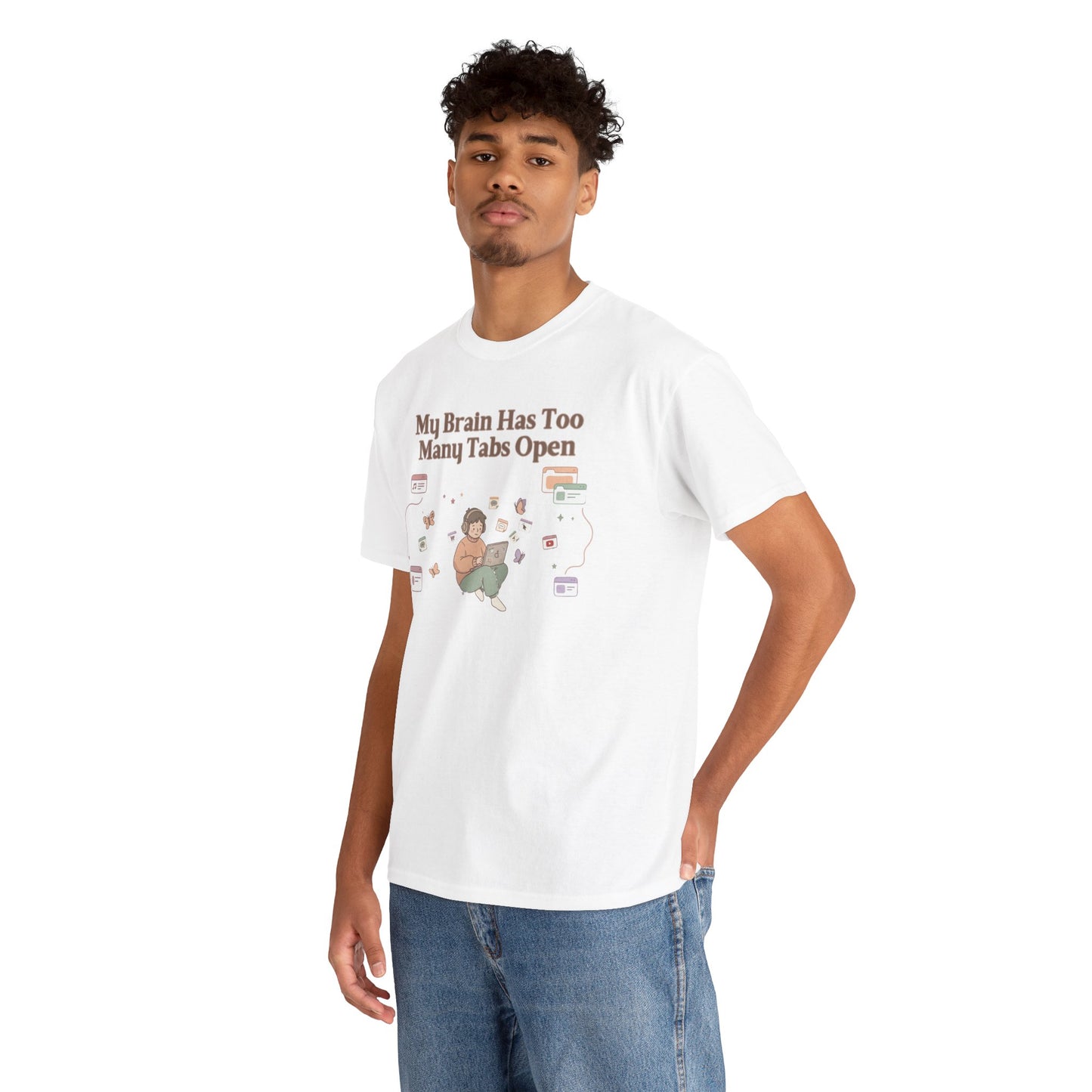 Hyper-Focus Mode: ENGAGED 🎧 The 'Brain Has Too Many Tabs Open' Neurospicy Tee