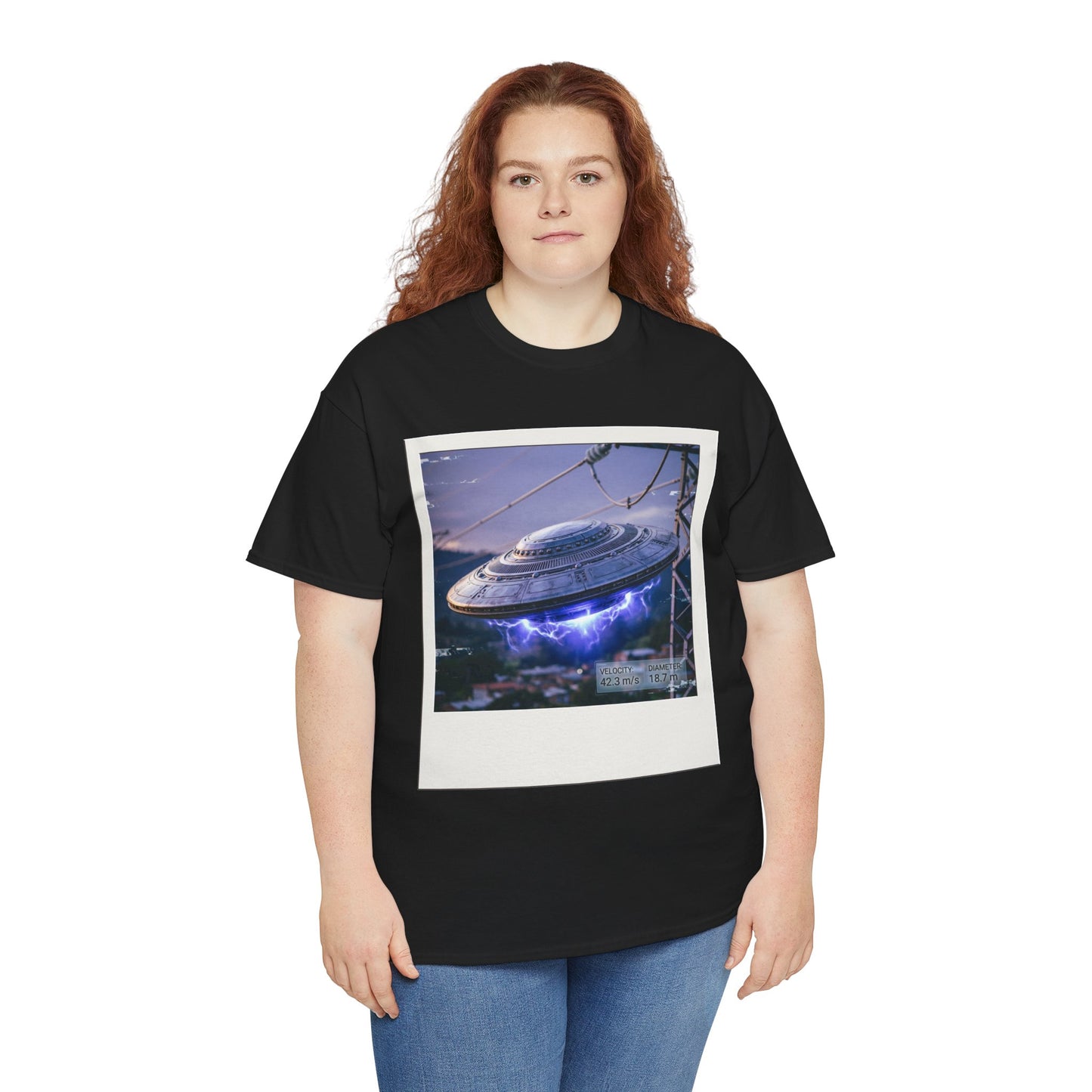UFO Evidence T-Shirt | Retro Polaroid Alien Sighting Photo
