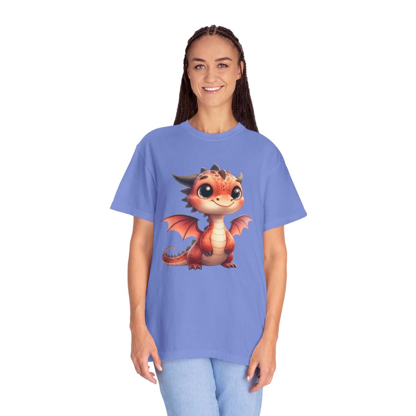 Adorable Dragon Whelp Tee - Soft Cotton T-Shirt with Fantasy Creature tee