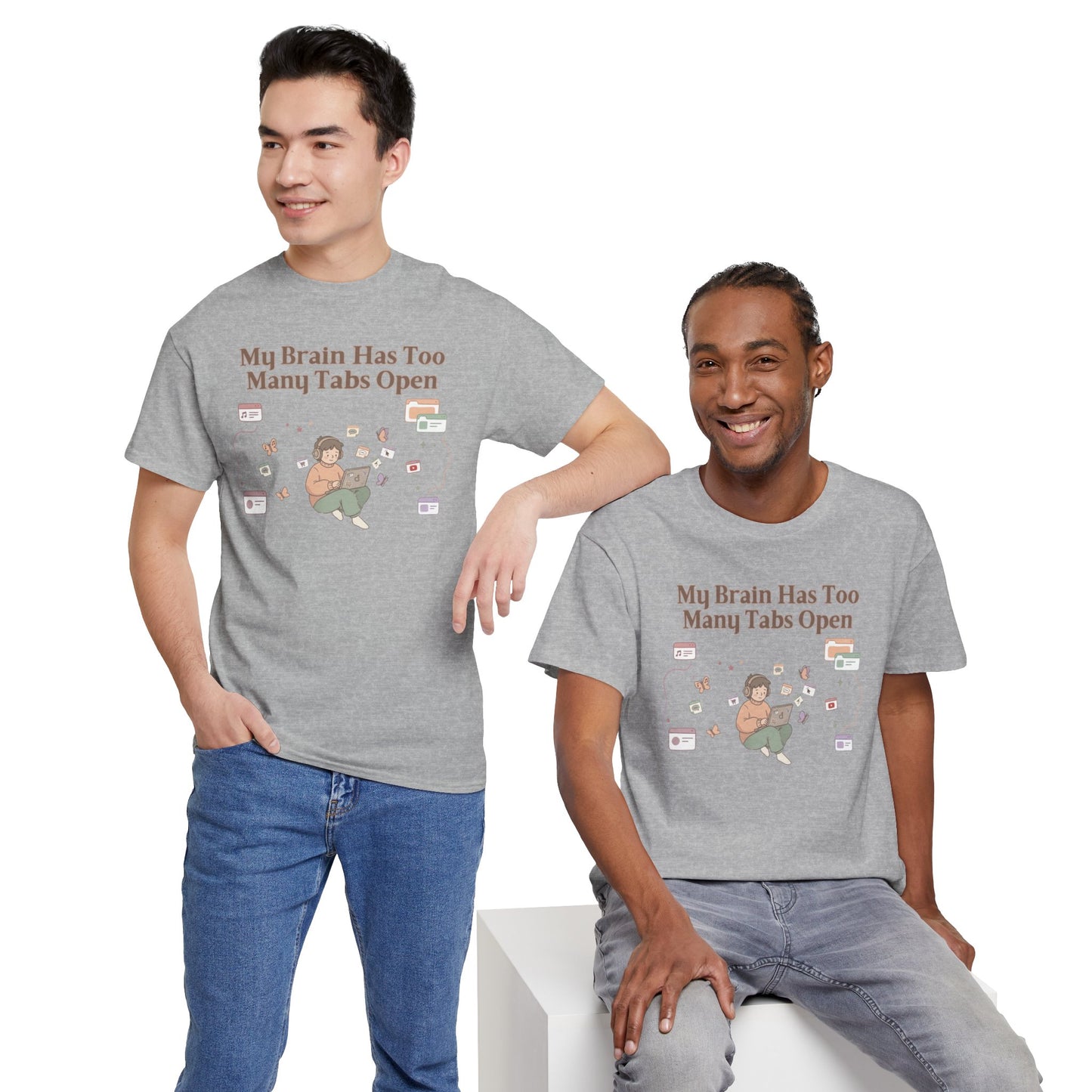 Hyper-Focus Mode: ENGAGED 🎧 The 'Brain Has Too Many Tabs Open' Neurospicy Tee