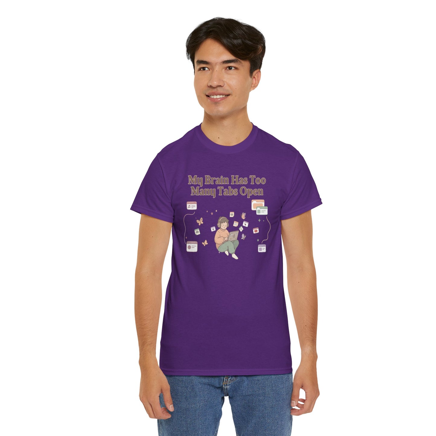 Hyper-Focus Mode: ENGAGED 🎧 The 'Brain Has Too Many Tabs Open' Neurospicy Tee