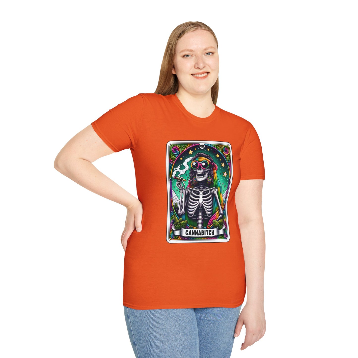 Cannabitch - Unique Spooky Halloween T-Shirt with a Twist