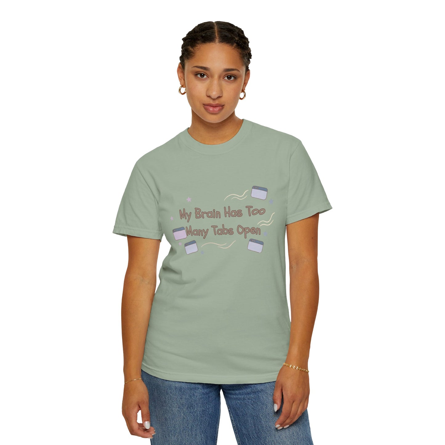 The "ADHD Brain Under Construction" Retro Warning Tee