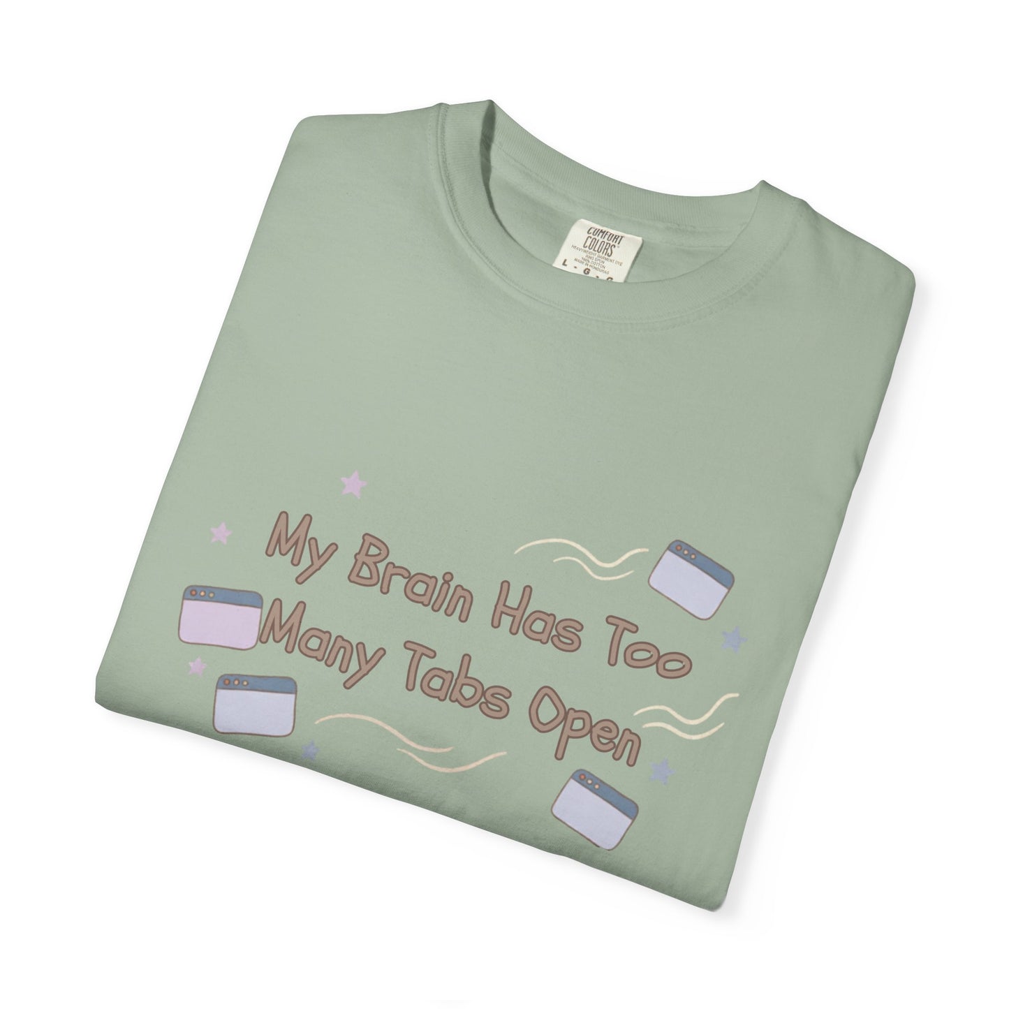 The "ADHD Brain Under Construction" Retro Warning Tee