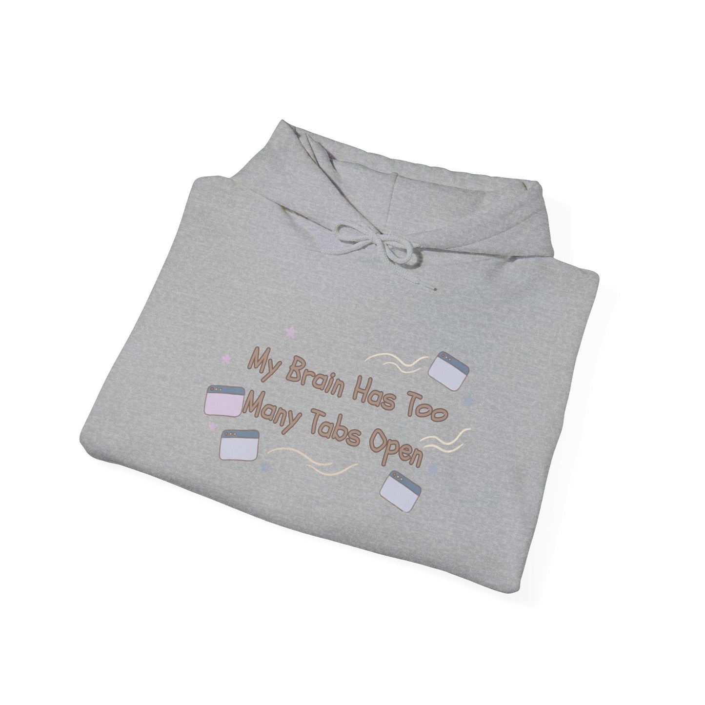 ADHD Brain Under Construction | Cozy Retro Aesthetic Hoodie