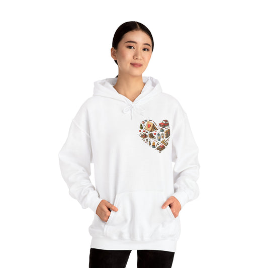 Wild at Heart: Ultimate Outdoor Adventure & Camping Icon Hoodie