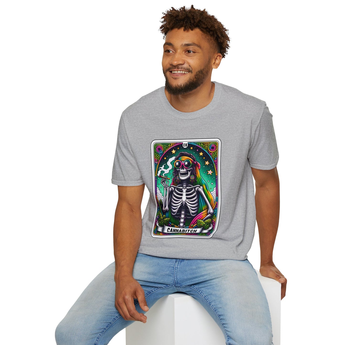 Cannabitch - Unique Spooky Halloween T-Shirt with a Twist