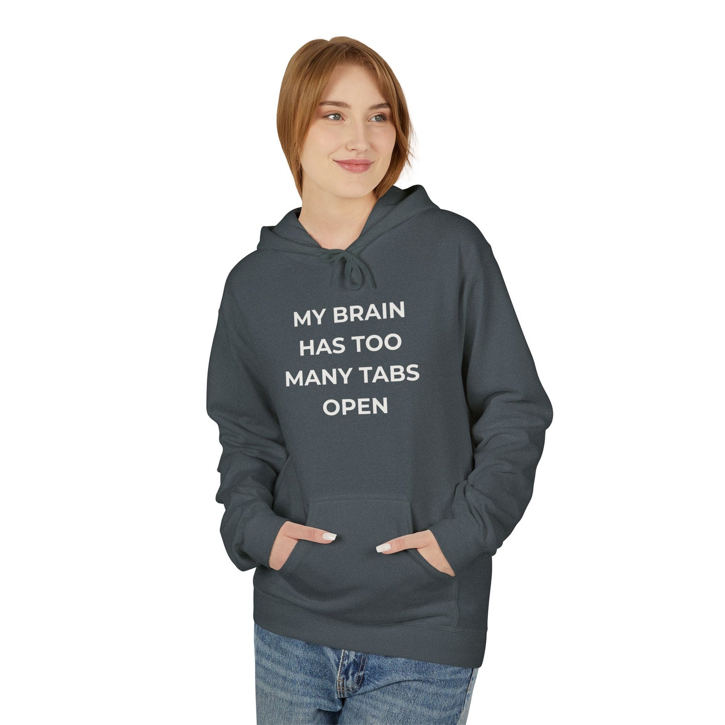 My Brain Has Too Many Tabs Open Hoodie | Funny ADHD Gift | Cozy Lofi Pullover