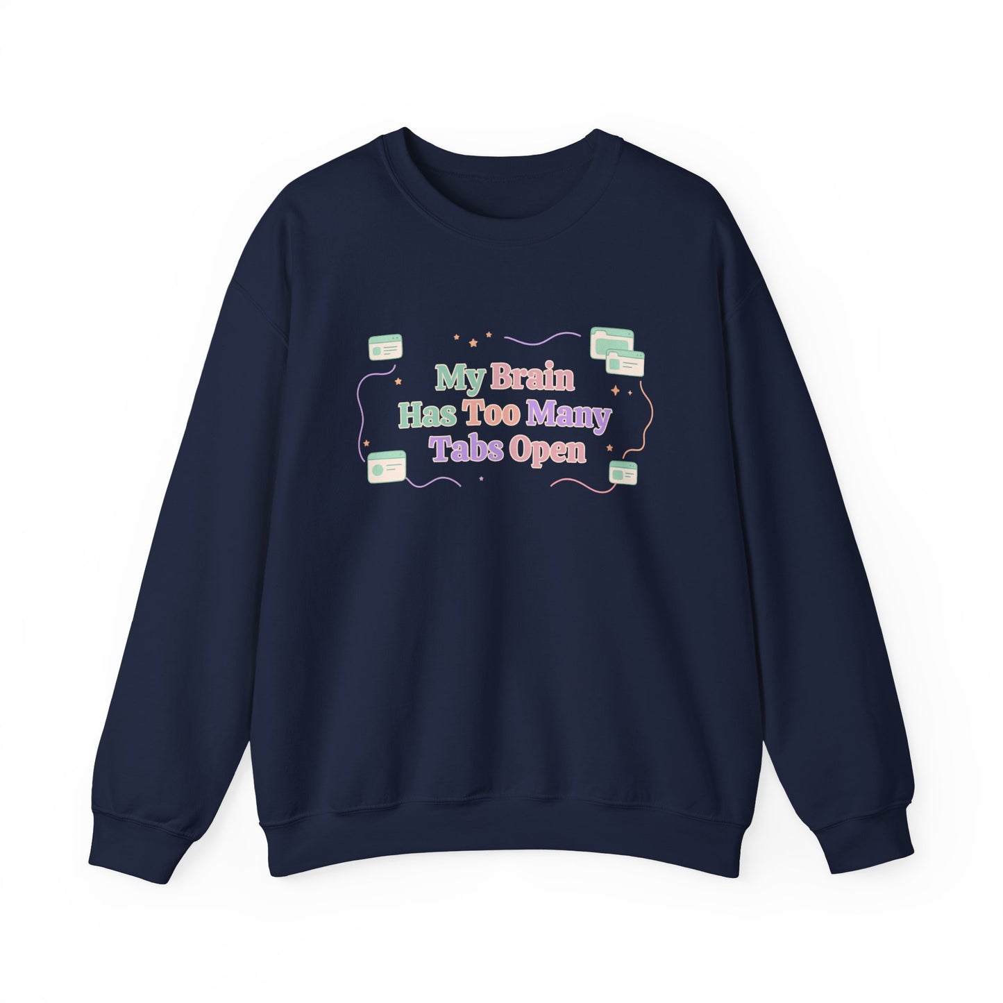 System Status: Hyperfixated | Industrial ADHD Crewneck